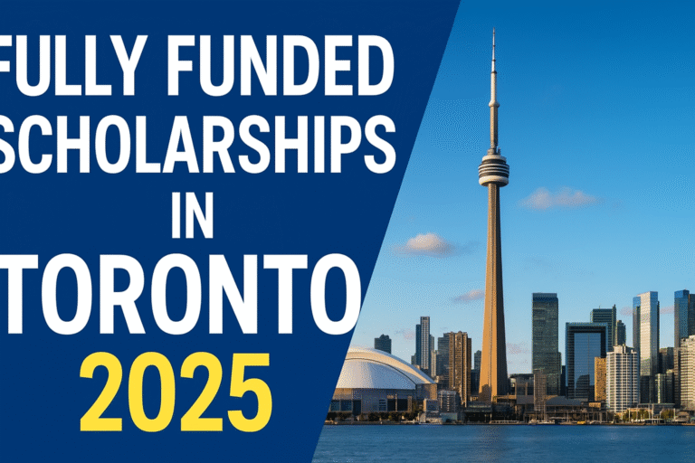 Fully Funded Scholarships in Toronto 2025 | Study in Canada for Free