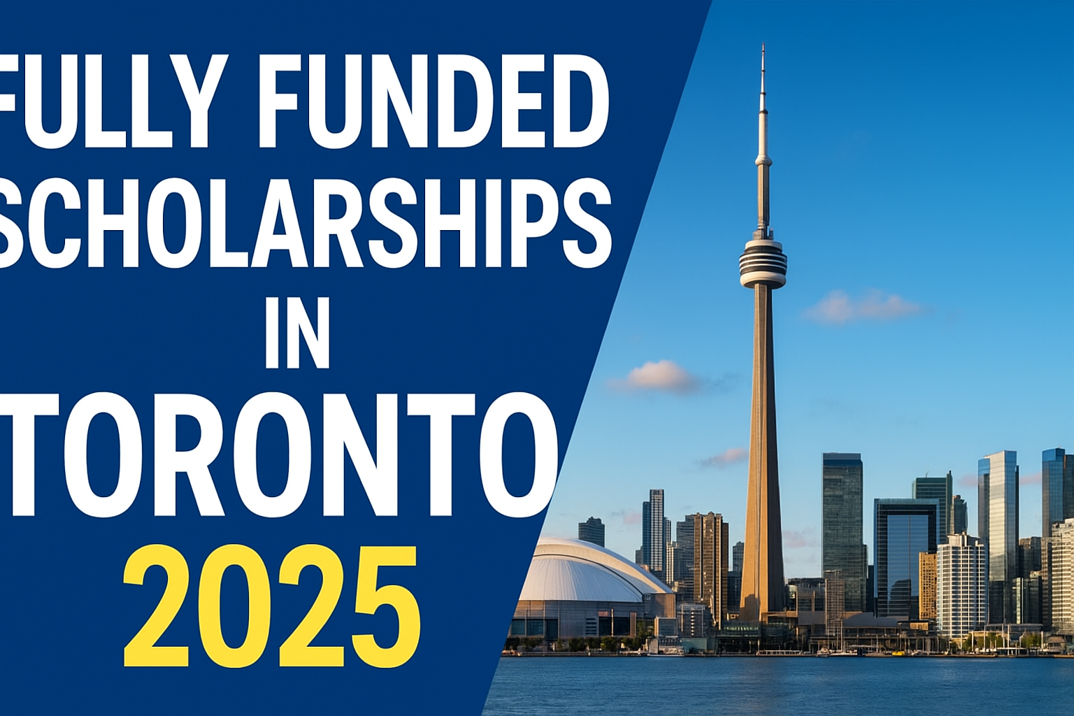 Fully Funded Scholarships in Toronto 2025 | Study in Canada for Free