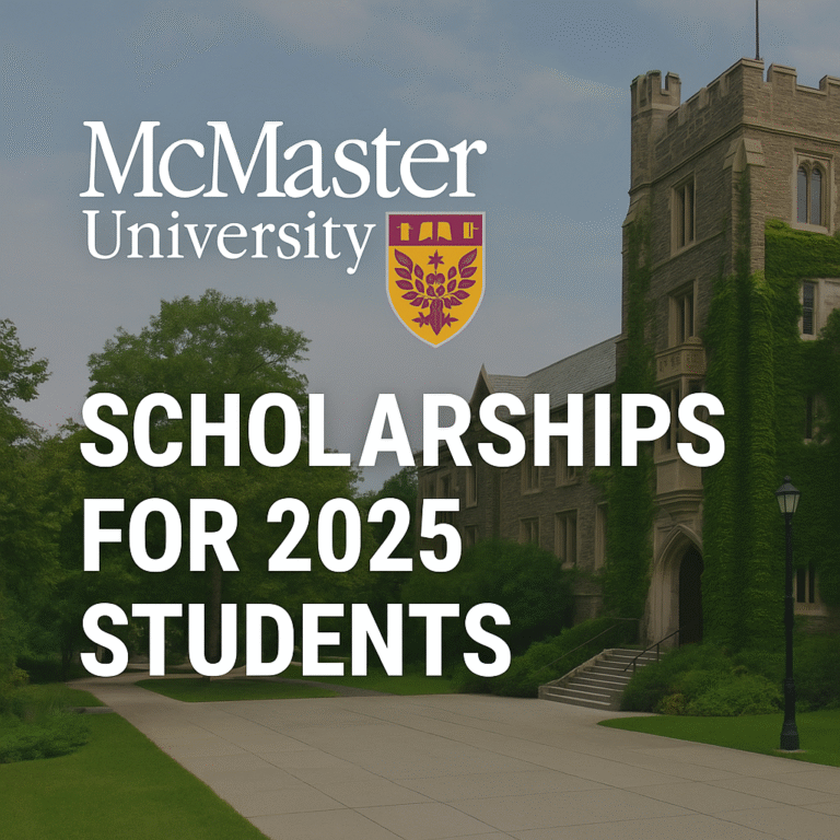 McMaster Entrance & Merit Scholarships 2025
